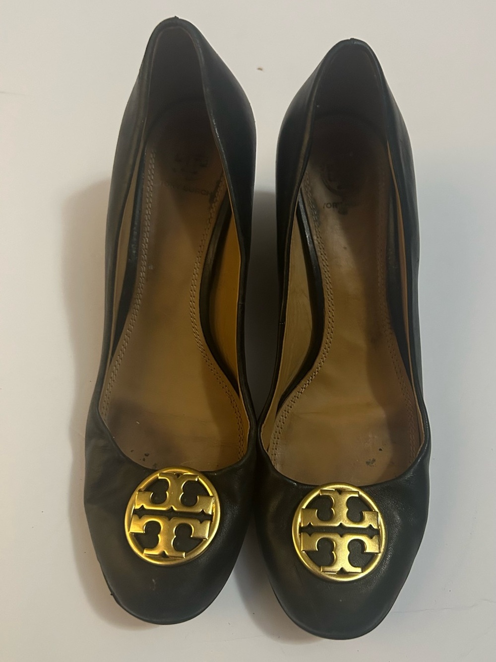 Tory Burch Womens Chelsea Black Wedge shoes size 8.5